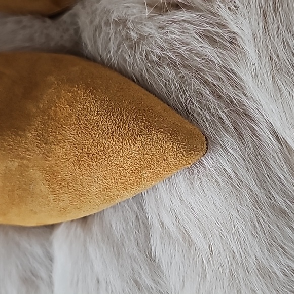 Veronica Beard Heeled Mules in Saffron/GoldenTrimmed with Metallic Silver Sz.35 - Picture 10 of 11